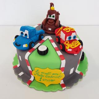 Tort cu 3 masinute din Cars