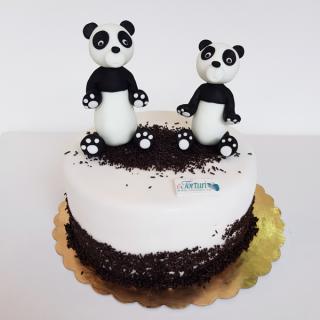 Tort cu doi ursuleti Panda