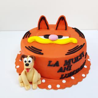 Tort cu Garfield si catelus