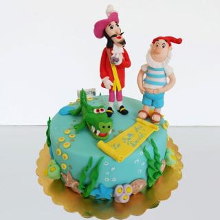 Tort cu Jack piratul, prieten si crocodil