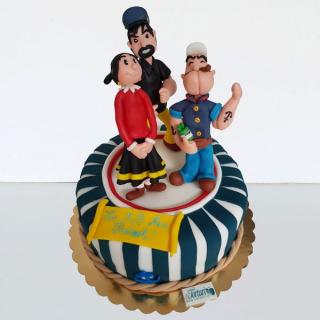 Tort cu Popey si Olive