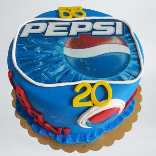 Tort cu poza Pepsi