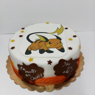 Tort cu poza Pokemon