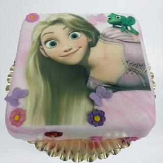 Tort cu poza Rapunzel