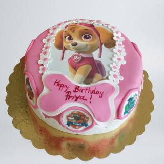 Tort cu poza Sky din Paw Patrol