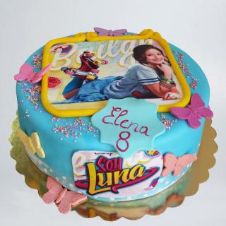 Tort cu poza Soy Luna