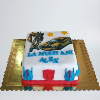 Tort cu poza Transformers