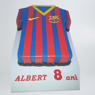 Tort cu tricou Barcelona