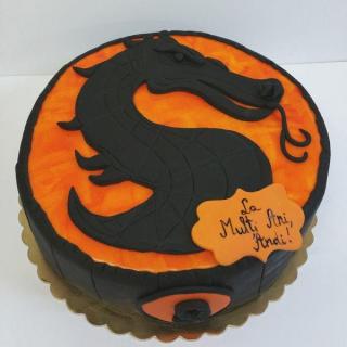 Tort Dragon negru