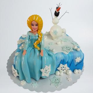 Tort Elsa cu Olaf