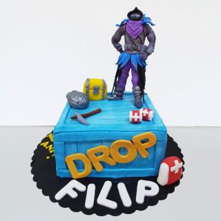 Tort Fortnite pe cutie