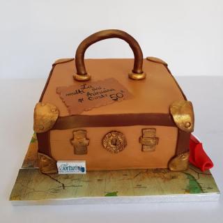 Tort geanta de calatorie