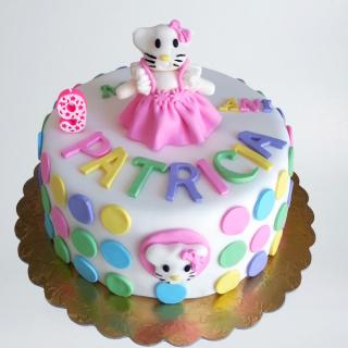 Tort Hallo Kitty cu buline