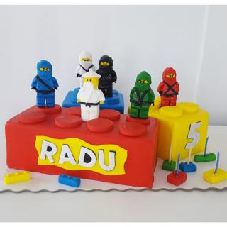Tort lego Ninjago 3 cuburi