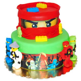 Tort lego Ninjago cu etaj
