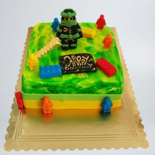 Tort Lego Ninjago pictat