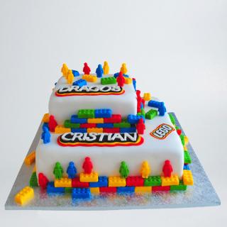 Tort lego patrat