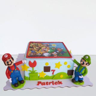 Tort Mario si Luigi cu poza
