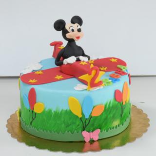 Tort Mickey Mouse in avion