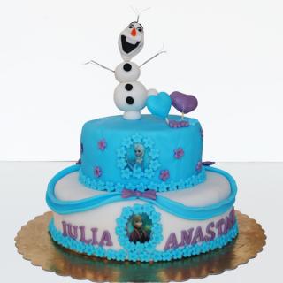 Tort Olaf cu inimioare