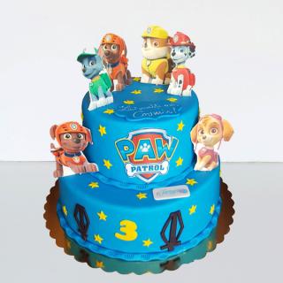 Tort Paw Patrol 2D cu etaj