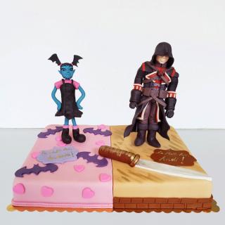 Tort pentru gemeni, Asasin Creed si Vampirina