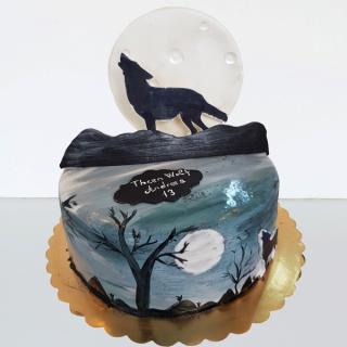 Tort Scarry si copaci pictati