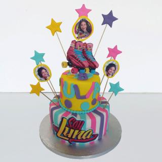 Tort Soy Luna cu etaj si dungulite