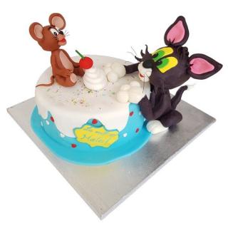 Tort Tom si Jerry si cireasa
