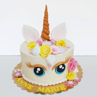 Tort unicorn - in frosting