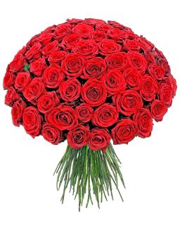 Buchet 101 trandafiri rosii