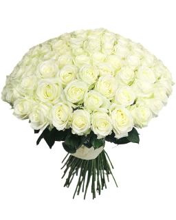 Buchet 149 trandafiri albi