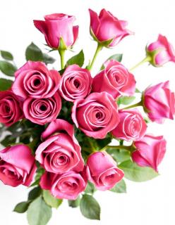 Buchet trandafiri roz personalizat