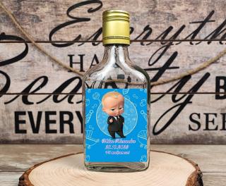 Sticla 200 ml  + dop metalic Baby Boss