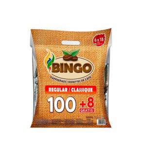 Bingo Regular compatibile Senseo 100 paduri + 8 gratis