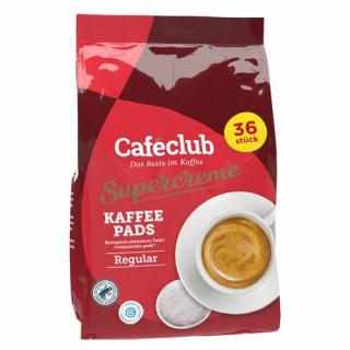 Cafeclub Supercrema Regular 36 paduri - Compatibile Senseo