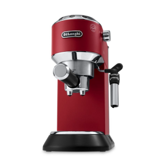 RESIGILAT - Espressor manual De,  Longhi Dedica EC 685.R, 1300 W, 1.1 L, 15 bari, Rosu