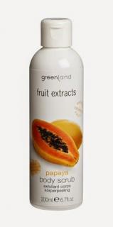 Greenland Exfoliant de corp cu papaya