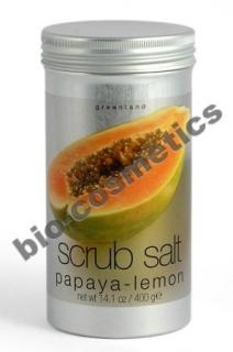 Greenland Sare exfolianta cu papaya si lamaie 400 g