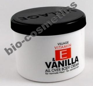 Village Crema de corp cu Vitamina E si Vanilie, 500 ml