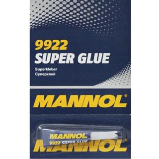 Adeziv Pentru Reparatii Mannol Super Glue 9922 - Blister Cu 6 Bucati
