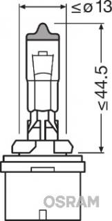 Bec 12V H27 1 27 W Original Osram