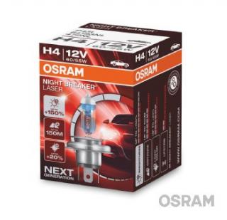 Bec 12V H4 60 55 W Night Breaker Laser Nextgen +150% Osram