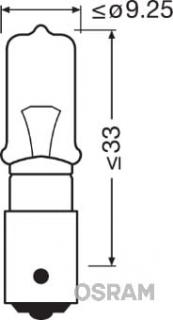 Bec Camion 24V H21W Original Set 10 Buc Osram