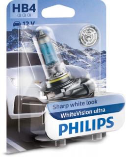 Bec Far Hb4 12V P22D 51W (Blister) White Vision Ultra Philips