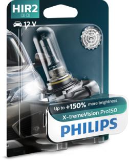 Bec Far Hir2 Px22D 55W 12V X-Treme Vision Pro150 Philips