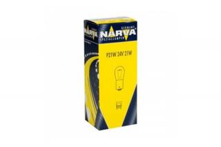 Bec Semnalizare 24V P21W Set 10 Buc Narva