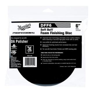 Burete Polish Finish Meguiar s Soft Buff DA Foam Finishing Disc, 6  , DFF6