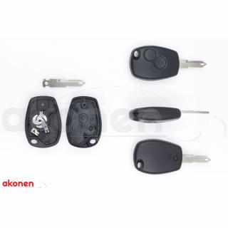 Carcasa Cheie Contact Pentru Dacia Logan   Sandero 2 Butoane. Cu Cheie