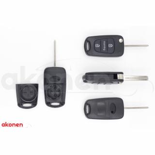 Carcasa Cheie Contact Pentru Kia C Eed   C Eed Pro   Morning   Picanto   Sportage, 3 Butoane, Cu Cheie